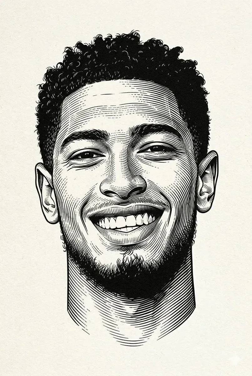Retrato de Grabado en Madera